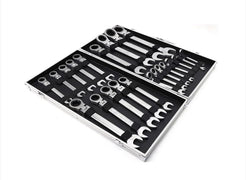 Set Profesional Chei cu Clichet – 22 Piese, 6-32 mm, Argintiu, Oțel Crom-Vanadiu