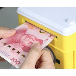 Jucărie Interactivă Bancomat JOZY® Minion – Seif cu PIN, Plastic Premium, Instrument Educațional pentru Copii