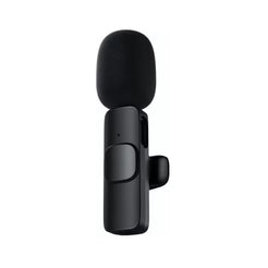Microfon Lavalieră Portabil USB-C – Compatibil Android și iPhone, Ideal pentru Înregistrări, Discursuri și Social Media, Negru