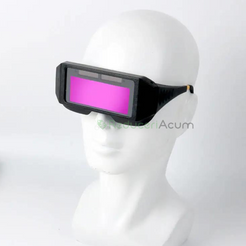 Ochelari de protectie sudura cu display LCD, cristale lichide auto-intunecare