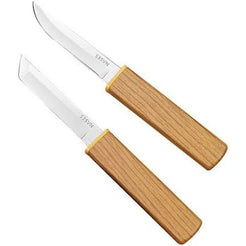 Set 2 cutite pentru fructe din otel inoxidabil pentru bucatarie, super ascutite, portabil multifunctional, maner din plastic