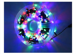 Instalație de Crăciun BecurI Model Diamant – Rolă 100 Metri, 480 LED-uri Multicolor