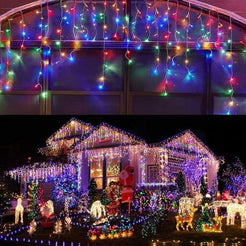 Ghirlandă Luminoasă Multicolor 500 LED-uri, 25 Metri – Decor Impresionant pentru Sărbători și Evenimente