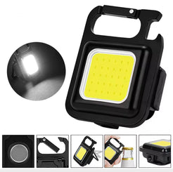 Mini Proiector LED Portabil Tip Breloc – 2000 Lumeni, USB Type-C, Magnet, 4 Moduri, IPX5