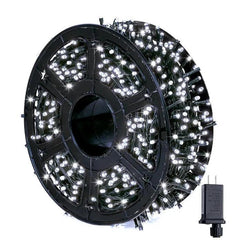 Instalație de Crăciun BecurI Model Diamant – Rolă 100 Metri, 480 LED-uri Alb Rece