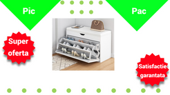 Dulap pentru pantofi tip bancheta, alb, 100 x 34 x 50 cm