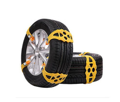 Set 4 sisteme antiderapante refolosibile pentru anvelope