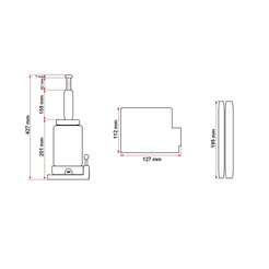 Cric hidraulic 12 tone