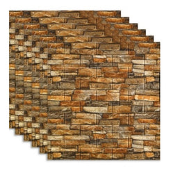 Set 10 x Tapet adeziv caramizi, piatra Maro, AC-001 77x70 cm