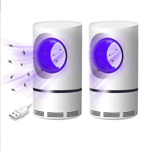 Set 2 x aparat antiinsecte cu lampa UV si aspiratie, Mosquito Killer