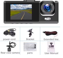 camera tripla auto de bord