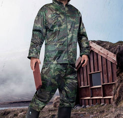 Costum impermeabil de ploaie camuflaj