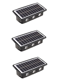 Set 3 x lampa Bidirectionala cu 6 Leduri Mari