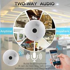 Set 2 x Camera de supraveghere in bec - IP Wireless HD 960P Panoramica 360 grade