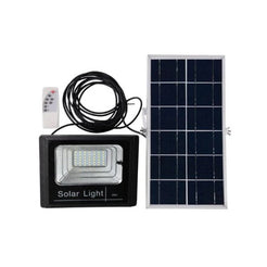 Proiector cu panou solar si telecomanda Jortan, rezistenta IP67, 150W