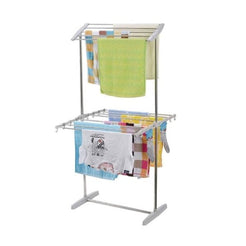 Uscator pliabil pentru haine Multifunctional Mobile Folding Racks, 24 x 62 x 62 x 65 x 130 cm