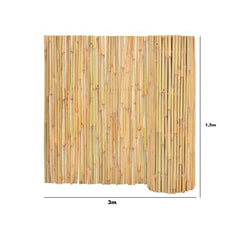 Panou de gard tip paravan din stuf 300 x 150 cm