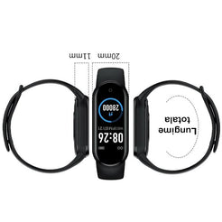 Ceas Fitness M7, Notificari SMS/Apeluri, Bluethooth, Senzori Monitorizare Puls Si Oxigen , IP67