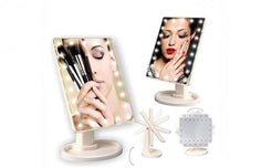 Oglinda cosmetica iluminata cu touch si rotire