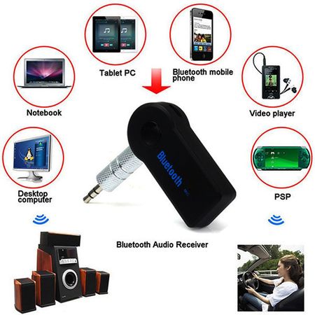 Adaptor Car Kit Wireless Aux 3.5 mm Audio Bluetooth Handsfree