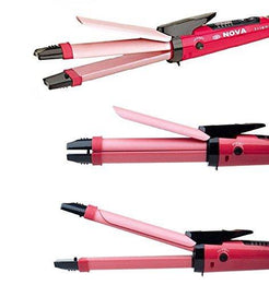 Hair Beauty Set Nova 2 in 1 Placa + Ondulator de par nano ceramica