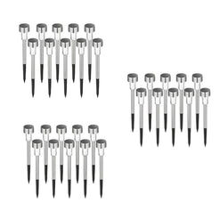 Set 30 x Lampa Solara De Gradina Inox , Tip Tarus
