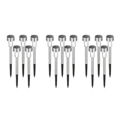 Set 15 x Lampa Solara De Gradina Inox , Tip Tarus