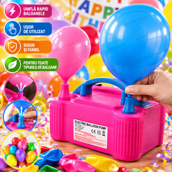 Pompa Electrica De Umflat Baloane Si Obiecte Gonflabile, 600W