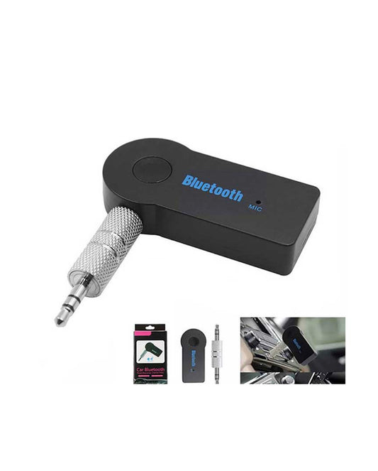 Adaptor Bluetooth Auto cu Jack 3.5mm – Receiver Muzică & Hands-Free, 10m, 8h autonomie