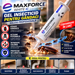 Insecticid MaxForce IC Gel 20 g, Envu, impotriva gandacilor de bucatarie