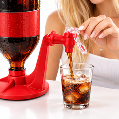 Dozator pentru Sticle PET, Apă, Sucuri și Bere, 1L–2,5L, Reutilizabil