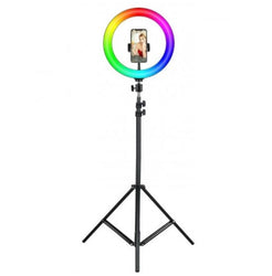 Lampa LED RGB 30 Cm, Ring Light + Trepied 210 Cm Cadou