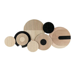 Decoratiune pentru Perete din Lemn Minimal, Design Elegant 67.5 x 34 cm