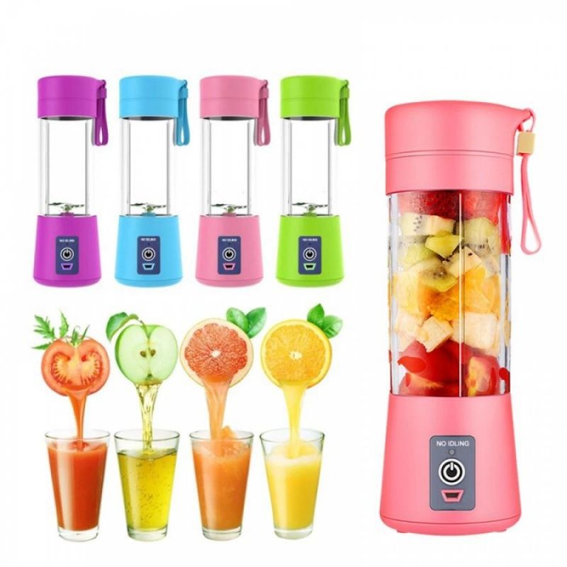 Mini Blender, Smoothie Maker, Portabil, Incarcare USB, Acumulator, 380ml