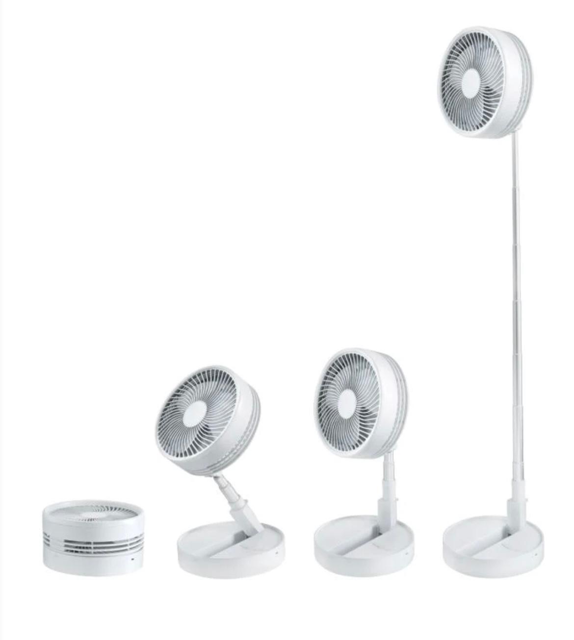 Ventilator portabil si telescopic cu acumulator si incarcare USB