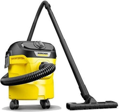 Aspirator Multifuncțional Karcher KWD 1 V-12/2/18 – 1000W, 12L, Funcție de Suflare, Compact și Versatil, Galben/Negru