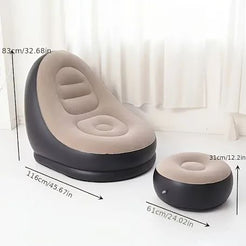 Fotoliu gonflabil din 2 piese