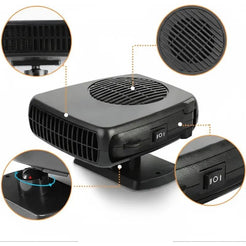 Aeroterma auto dezghetare parbriz, negru 12V 200W