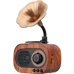 Boxa Portabila Retro Conectare Bluetooth cu USB/TF, Baterie Reincarcabila ,1200 MAh