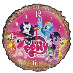 Ceas de Perete pe Baterii din Lemn My Little Pony - 30 cm