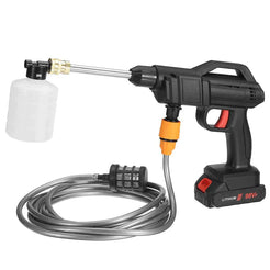 KIT Aparat de spalat cu presiune de 48V,2 acumulatori si cu rezervor pentru detergent