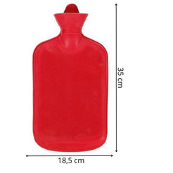 Set 2 x Perna cu apa caldapentru zona burtii , capacitate 1 l , culori diferite, 35 x 18,5 cm