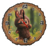 Ceas de Perete pe Baterii din Lemn Labubu – 30 cm