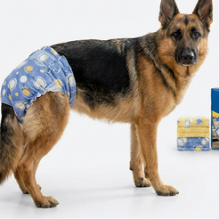 Set 30 Bucati Scutece De Unica Folosinta Pentru Caini | Femele | Marime XL (38–58 cm, 18–32 kg)