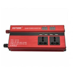 Invertor Auto Solar, Display Dublu cu 4 Mufe USB, 2 Iesiri,2000W