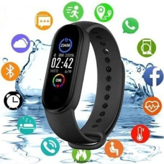 Ceas Fitness M7, Notificari SMS/Apeluri, Bluethooth, Senzori Monitorizare Puls Si Oxigen , IP67