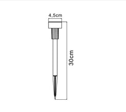 Set 15 x Lampa Solara De Gradina Inox , Tip Tarus